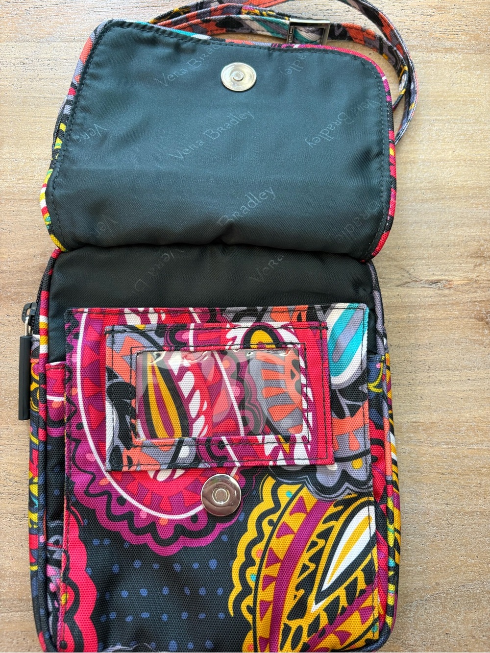 Vera Bradley Mini Hipster Crossbody Bag • Vivid Paisley • NWOT • Lighten Up Line - Picture 3 of 7